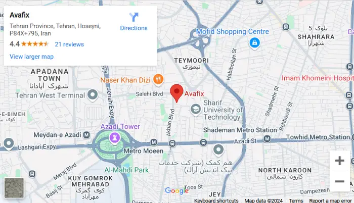 تعمیرات موبایل آوافیکس
