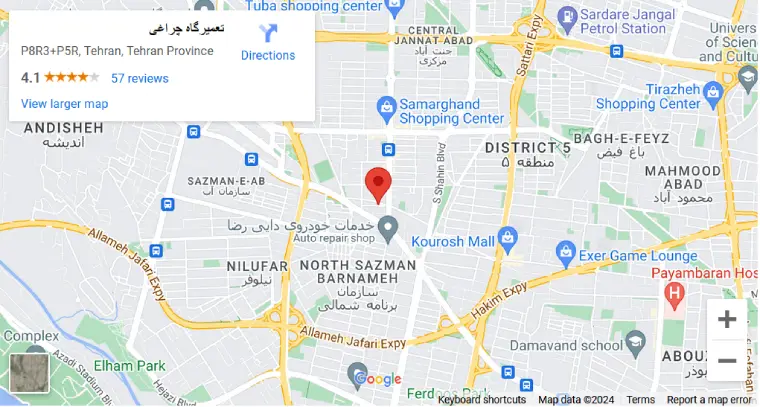 جلوبندی سازی چراغی