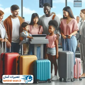 وزن چمدان در پرواز خارجی