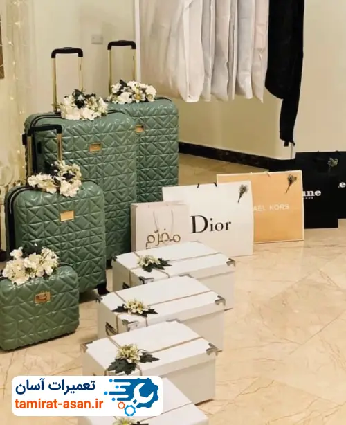تزئین کردن چمدان