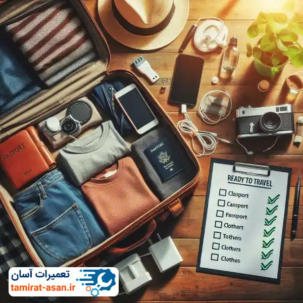وسایل مورد نیاز برای سفر