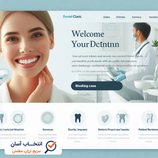 طراحی سایت دندانپزشکی