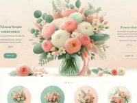 طراحی سایت گل فروشی