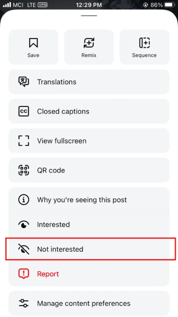 Not Interested